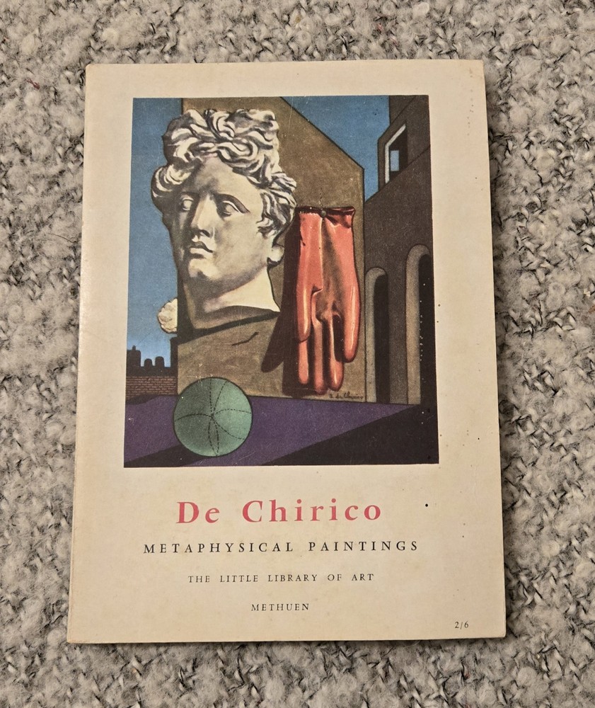 De Chirico Metaphysical Paintings  The Little Library of Art 1962 Methuen