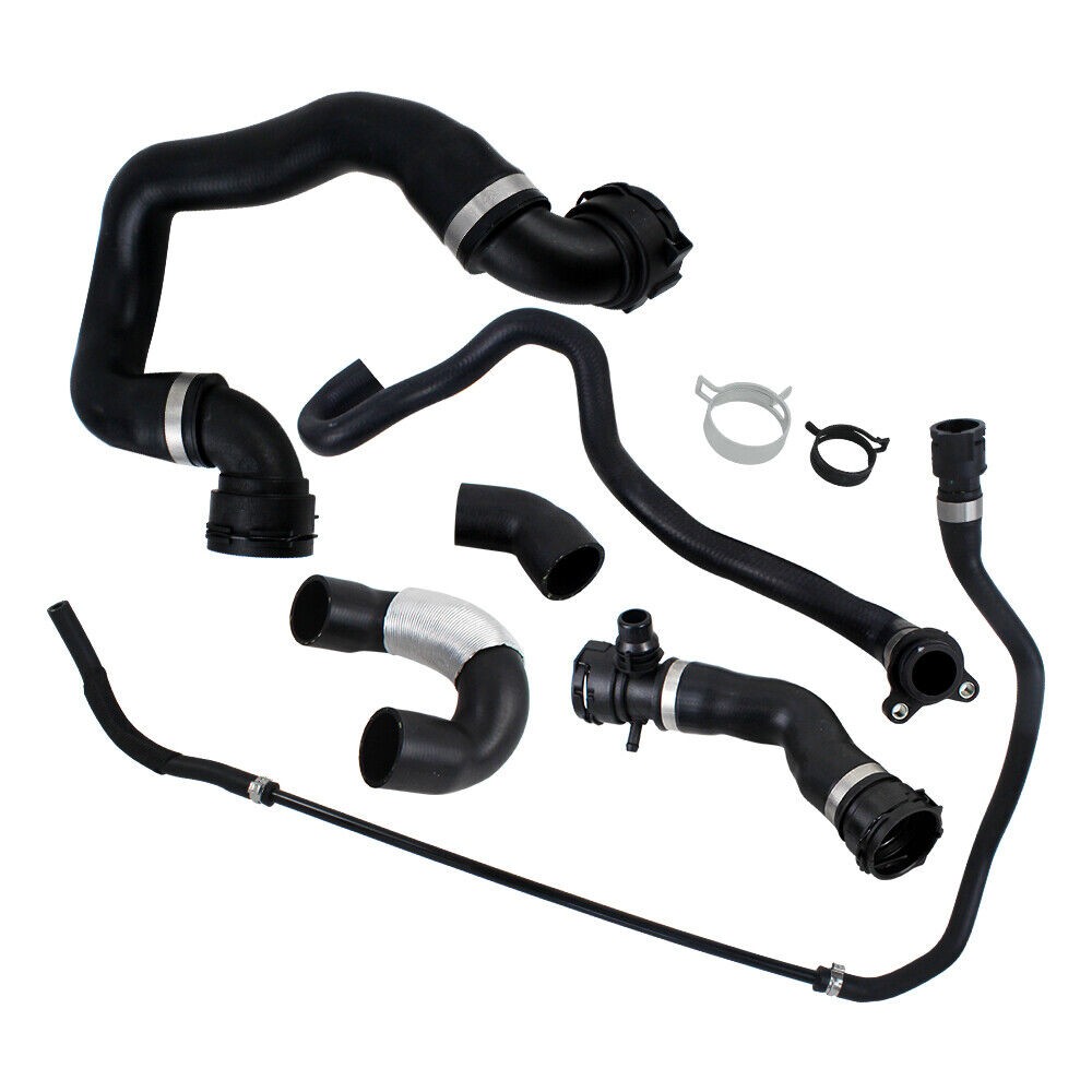 6 Hoses for 2007-2010 BMW 135i 335xi 335i Radiator Coolant Water Hose Pipe Kit