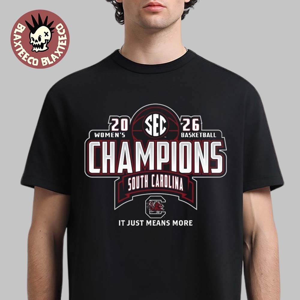 South Carolina Gamecock Women’s Basketball 2026 Champions T-Shirt