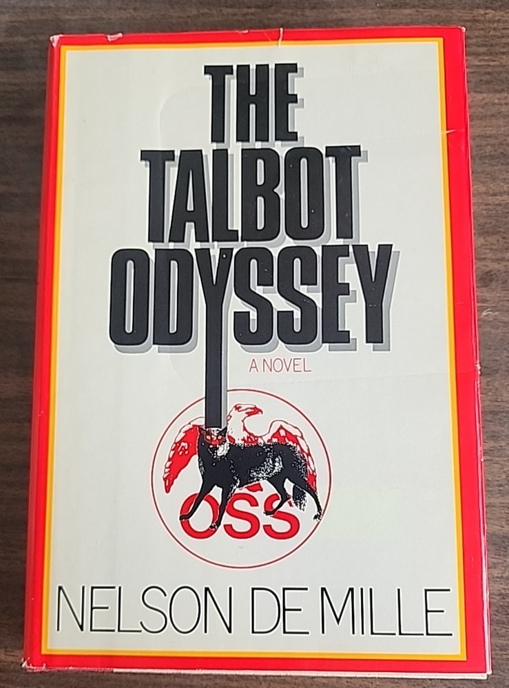 THE TALBOT ODYSSEY Nelson DeMille 1st Edition  First Printing Hardcover Mylar DJ