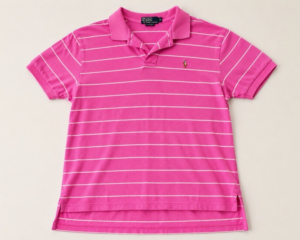 Pink Striped Women’s Ralph Lauren Polo Shirt