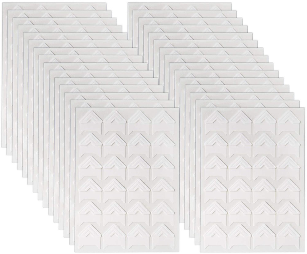 720 Pieces Self-Adhesive Photo Corners Acid Free Photo Mounting Corners for D...-image