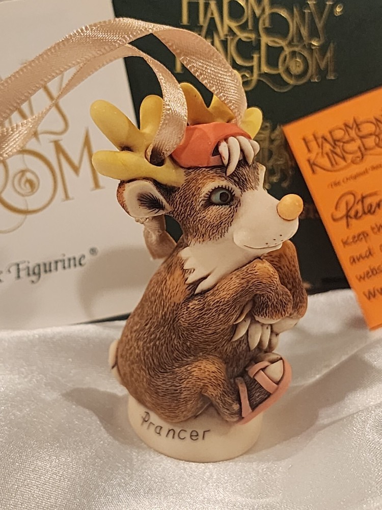 Harmony Kingdom Prancer One of Santa's Reindeer UK Made