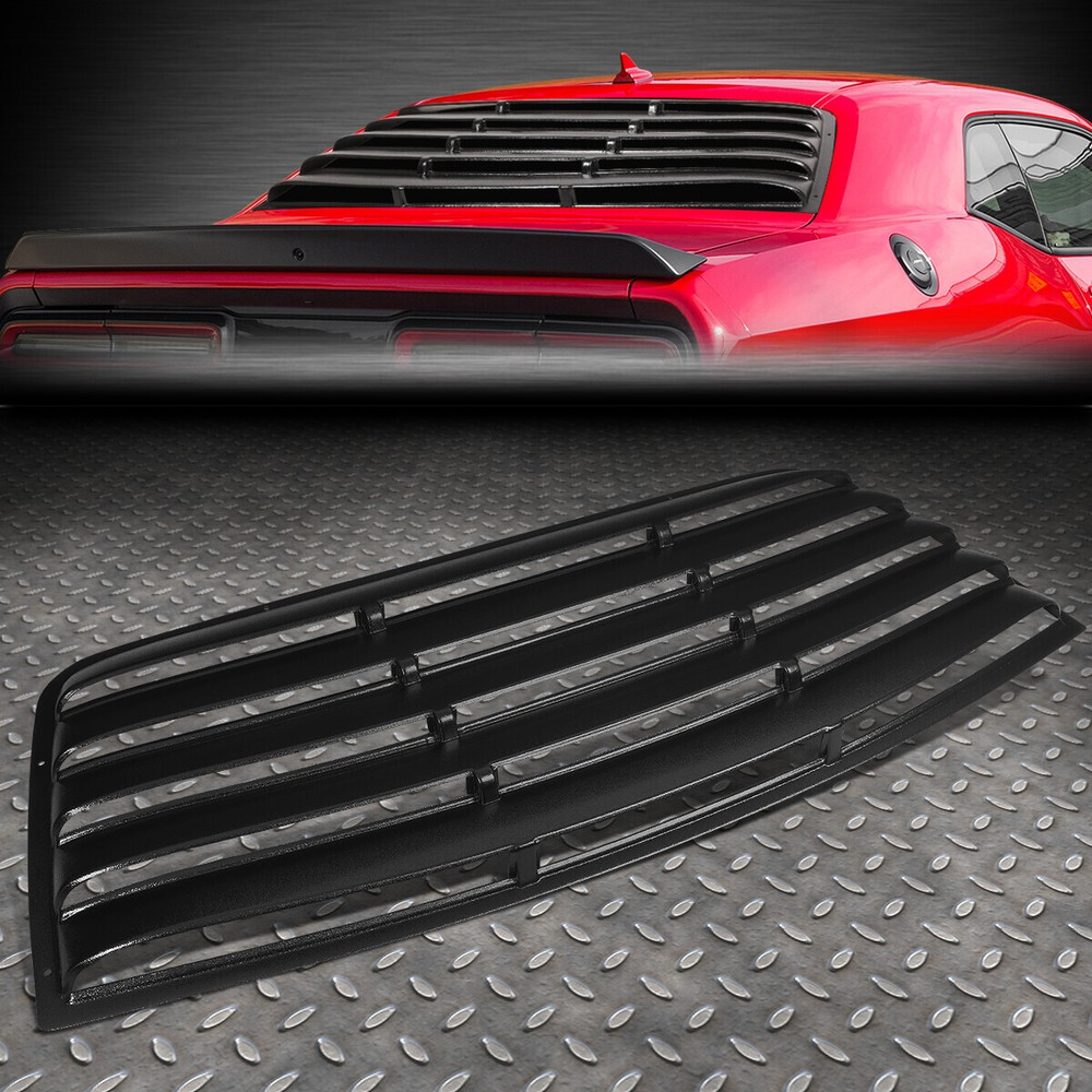 FOR 08-19 DODGE CHALLENGER REAR WINDSHIELD WINDOW SCOOP LOUVER SUN SHADE COVER