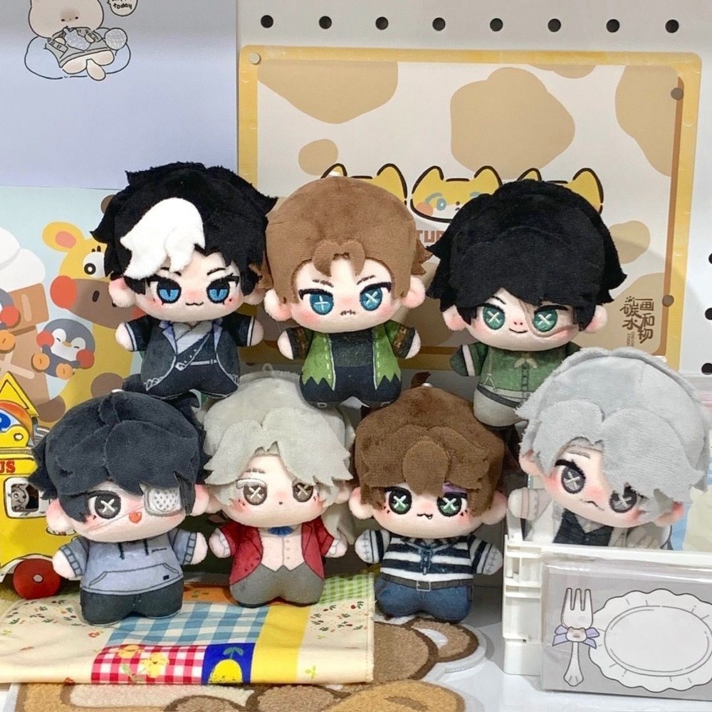 10cm Identity V Luca Aesop Frederick Plush doll Plushie Toys Keychain Pendant