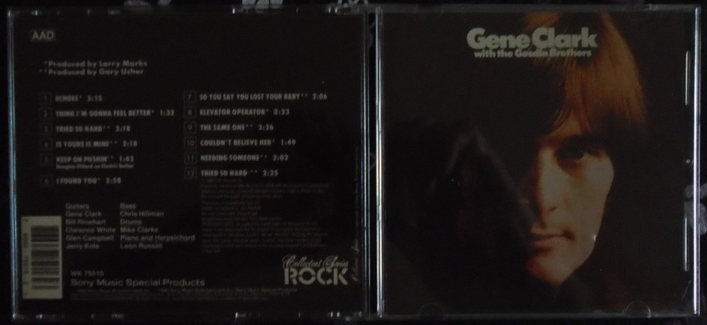 Gene Clark With The Gosdin Brothers CD FREE SHIPPING Byrds Glen Campbell