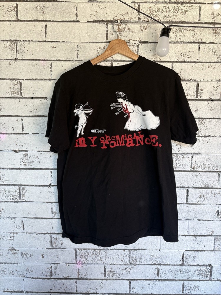 My Chemical Romance Black T-Shirt Size Large 2000s Alternative Band Merch