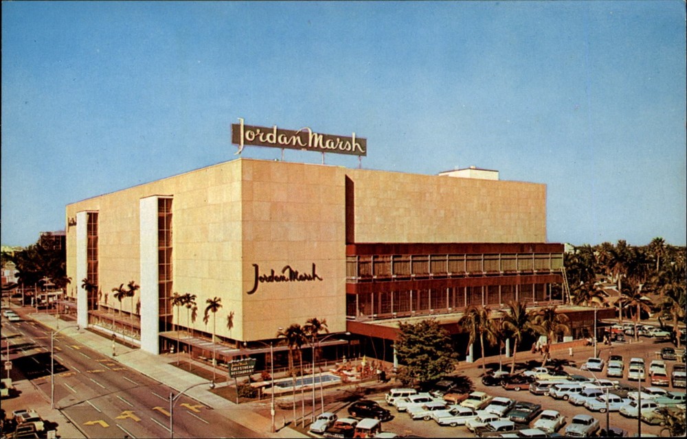 Jordan Marsh Miami Florida vintage postcard x402