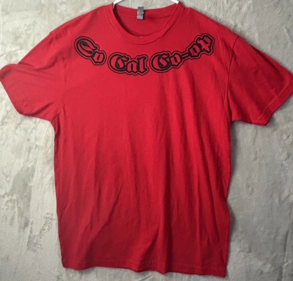 So Cal Co Op Syndicate Graphic T Shirt Men’s Large Red Streetwear