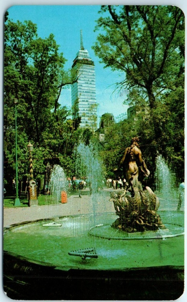 Picturesque Alameda Park in the Center of Mexico City, Mexico, Distrito Federal