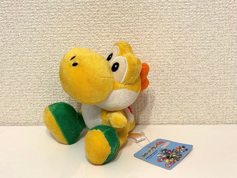 2007 Yoshi’s Island DS Yellow Yoshi Plush Doll Vintage Collectible w/ Tag