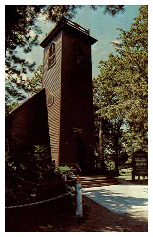 Postcard CHURCH SCENE Nashua Iowa IA m/09 AP8172