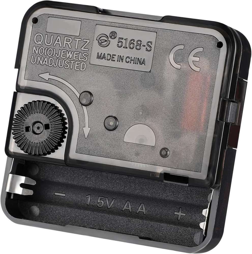 Quartz Clock Movement Replacement, High Torque Battery Operated Clock Mechanism