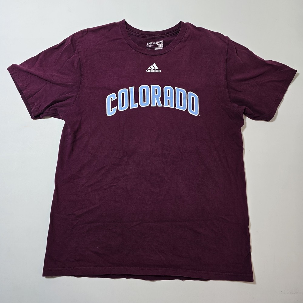 MLS Colorado Rapids Men's Large Maroon T-Shirt Adidas