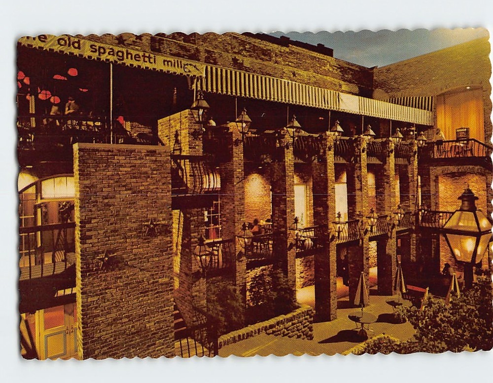 Postcard Kenneys Alley in Underground Atlanta Georgia USA