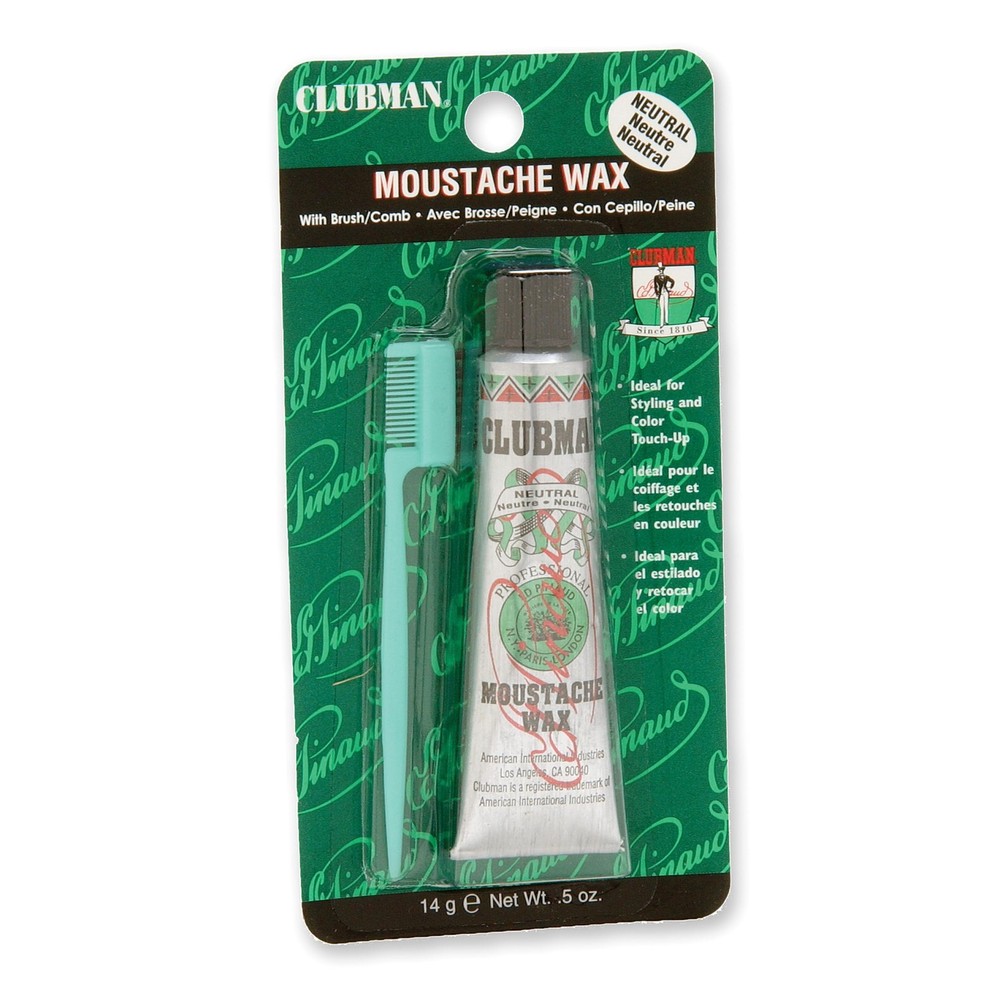 Moustache Wax Hang Pack Neutral Hold 0.5 oz Travel Size
