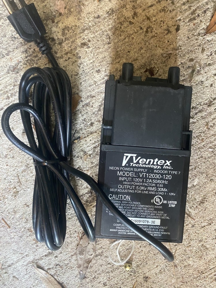 VENTEX VT-12030-120 VENTEX Neon Transformer Indoor TYPE 7 BEST PRICE SIGN PARTS!