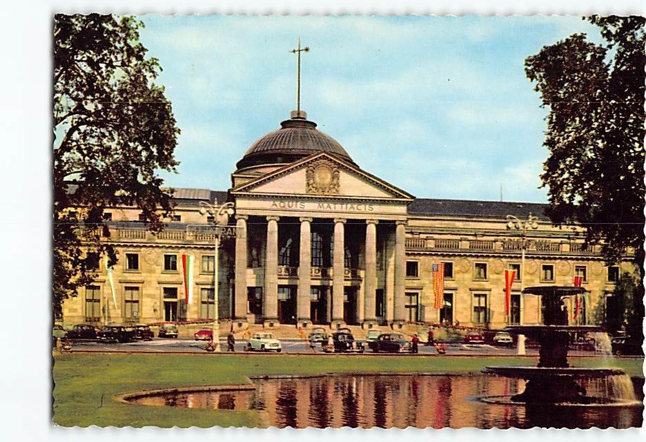 Postcard Kurhaus Wiesbaden Germany