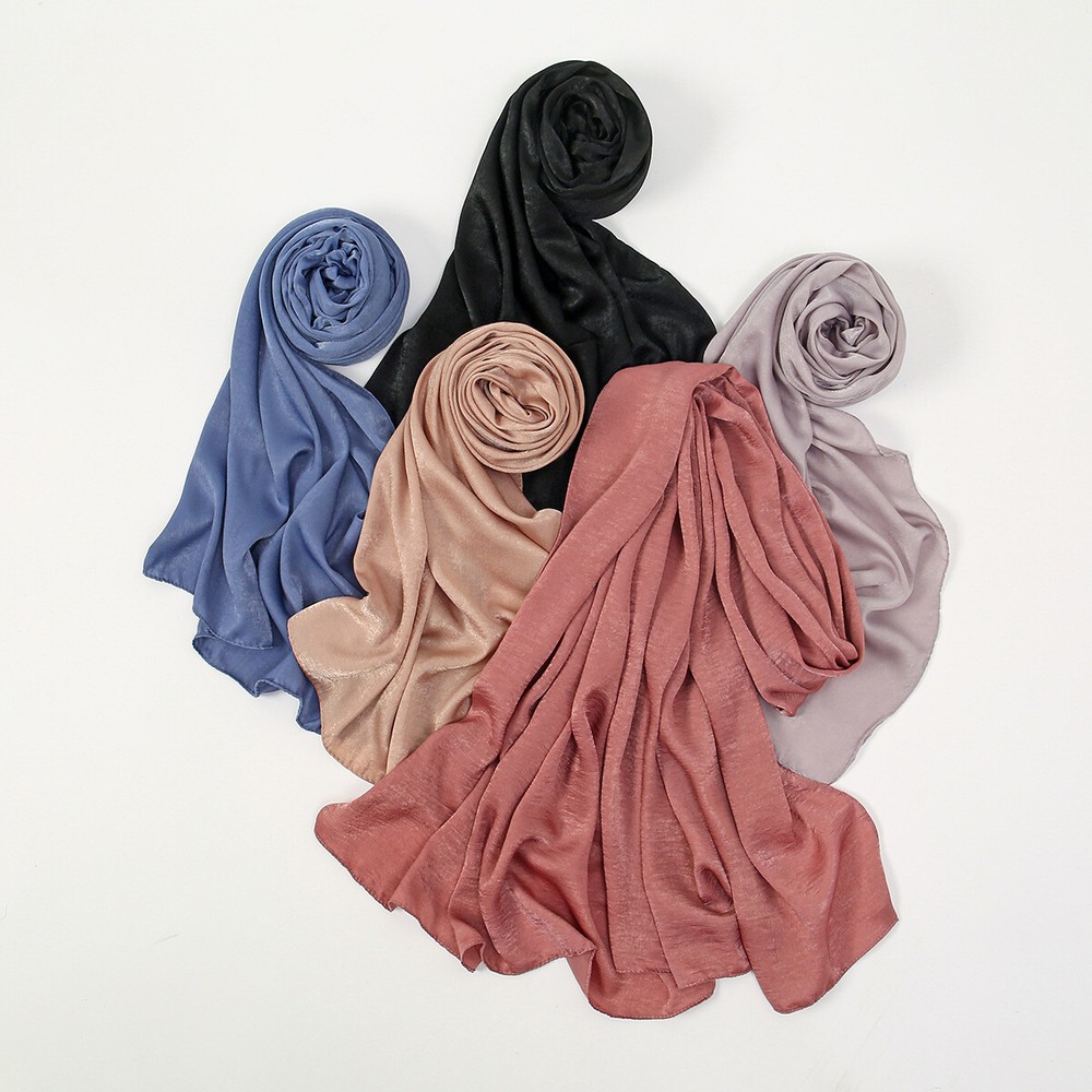 180x72cm Long Muslim Hijab Scarf for Women Head Cover Shawl Wrap Arab Style