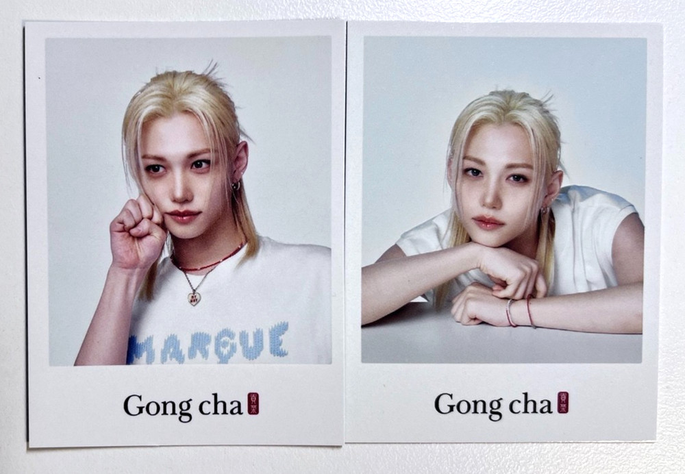 STRAY KIDS FELIX 2 [GONGCHA Official Photocard Promotional Happy card] / K-POP
