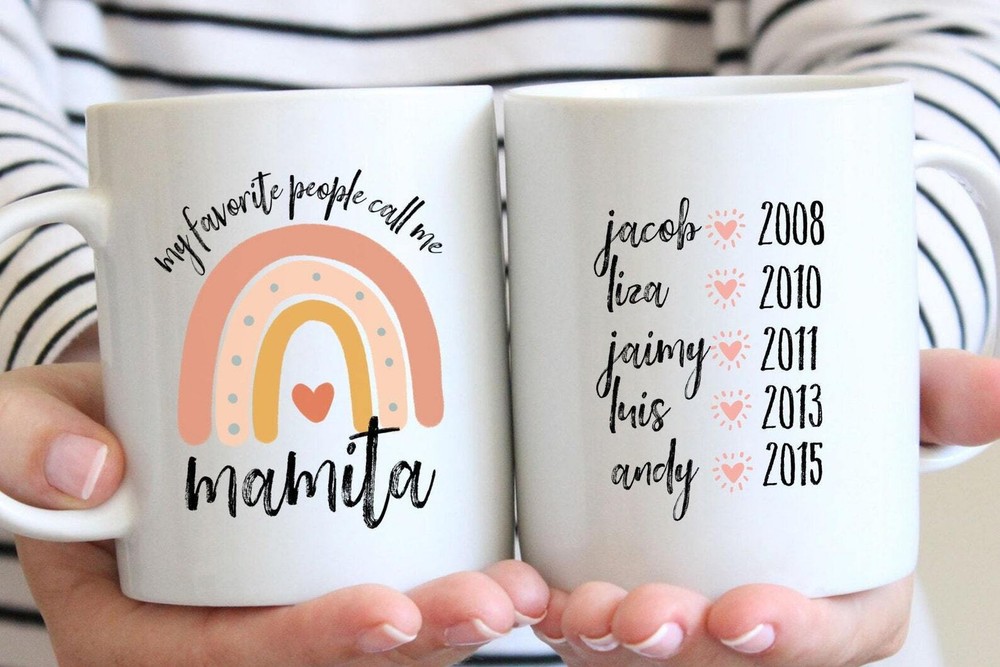 Personalized Mamita Gift My Favorite People Call Me Mamita Grandma Mug Gift For