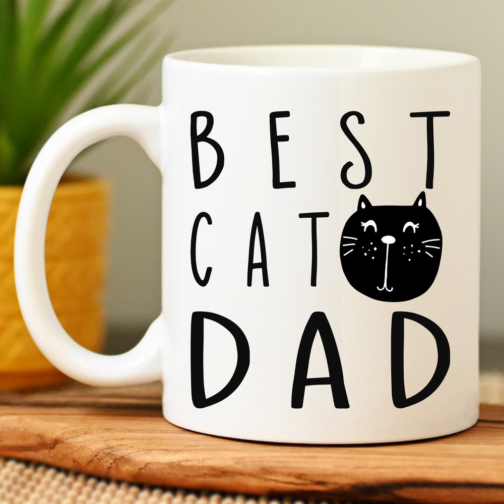 Best Cat Dad Cat Lover Gifts Best Cat Dad Ever Pet Owner Rescue Gift Coffee Mug