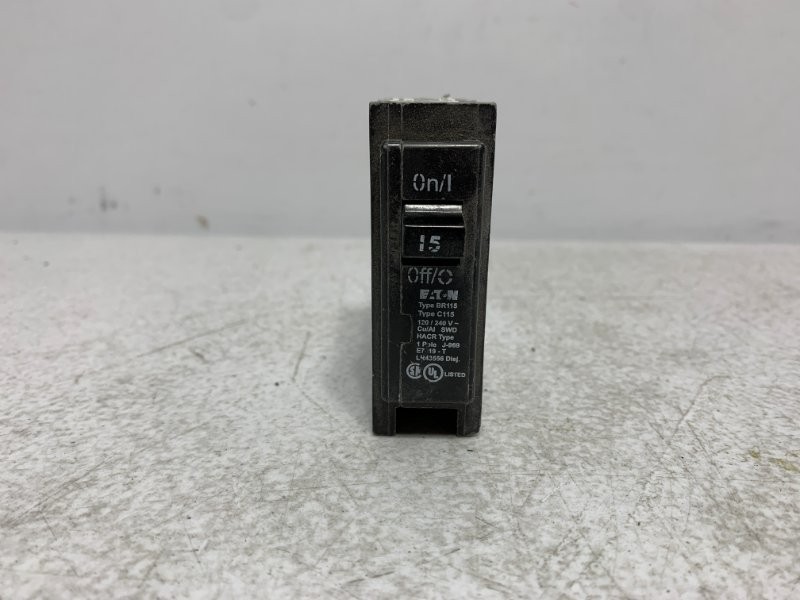Eaton BR115 Circuit Breaker 15A 120/240V Single-Pole
