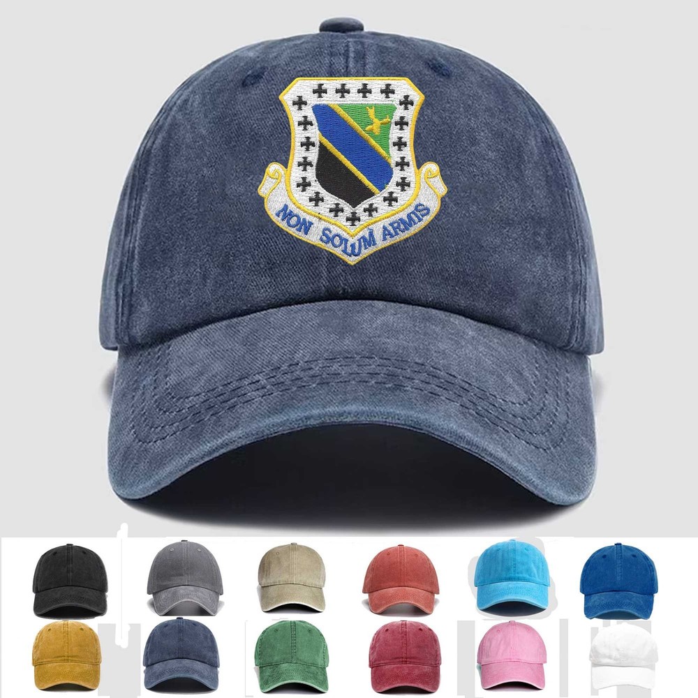 Custom Embroidered Hat 3rd Fighter Wing Shield , Veteran Cap, Trucker Hat, Gift