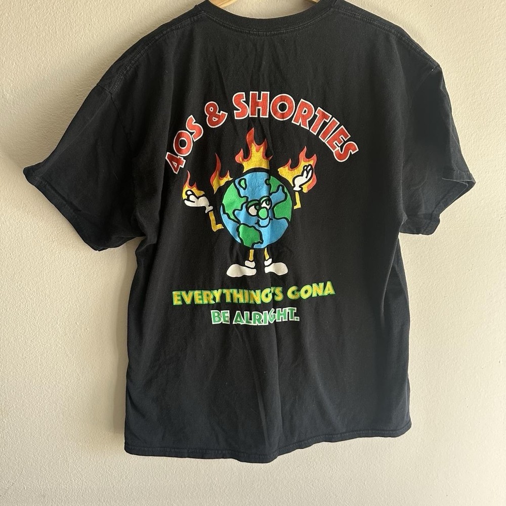 40s & Shorties Everything’s Gona Be Alright Black T-Shirt Size XL