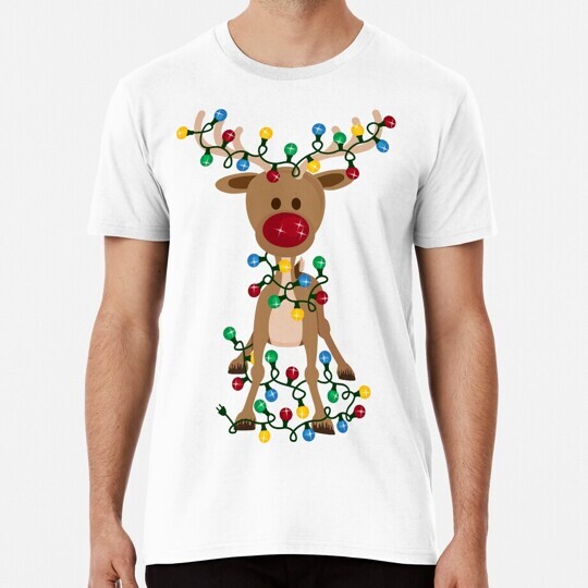 Adorable Reindeer S to 5XL Made in the USA T-Shirt