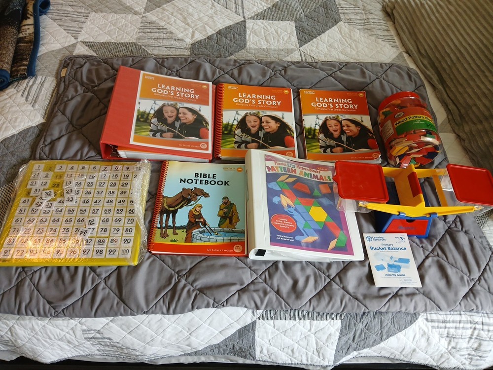 My Father's World First Grade Curriculum Homeschool As Is