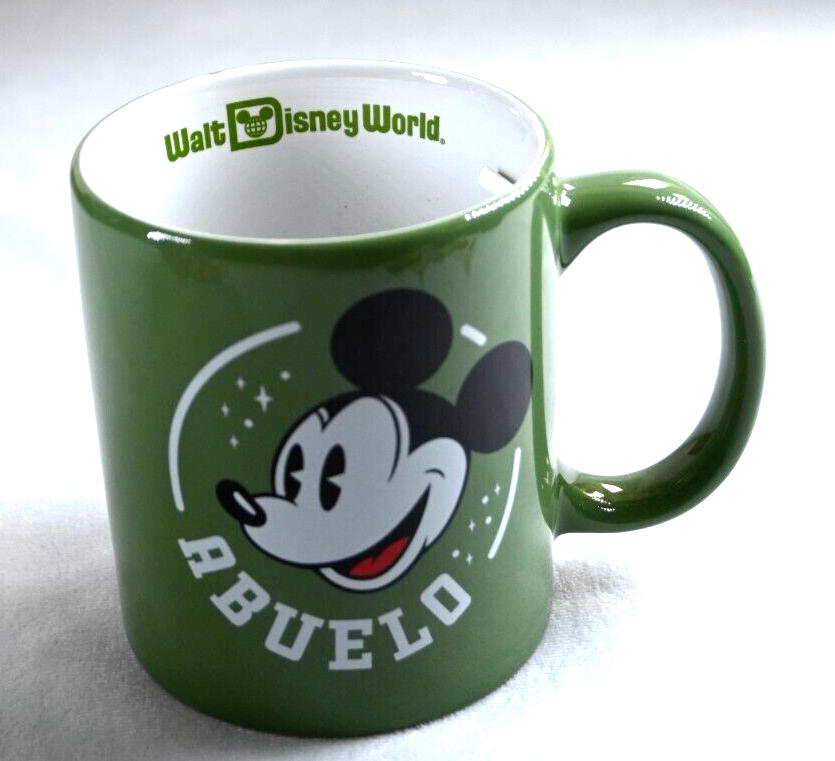 Disney World Four Park Icon Mickey Mouse Grandfather 15 oz Coffee Mug  -image
