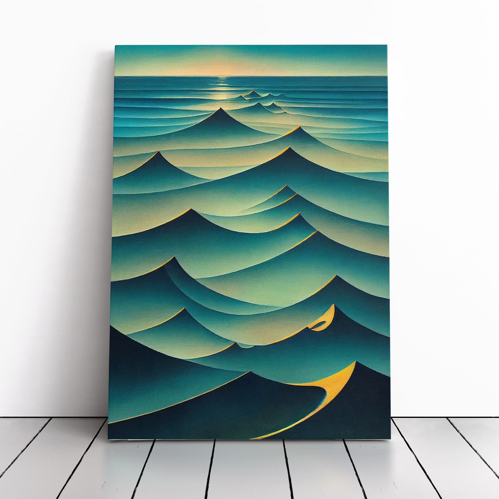 Ocean Seascape Abstract Vol.4 Canvas Wall Art Print Framed Picture Home Decor