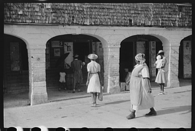 Photo:Christiansted St Croix Virgin Islands 1941 Street Scene FSA Delano