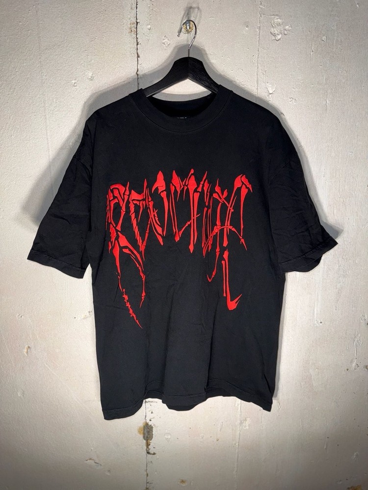 Revenge Red Bones Smoke Skull Tee Black/Red