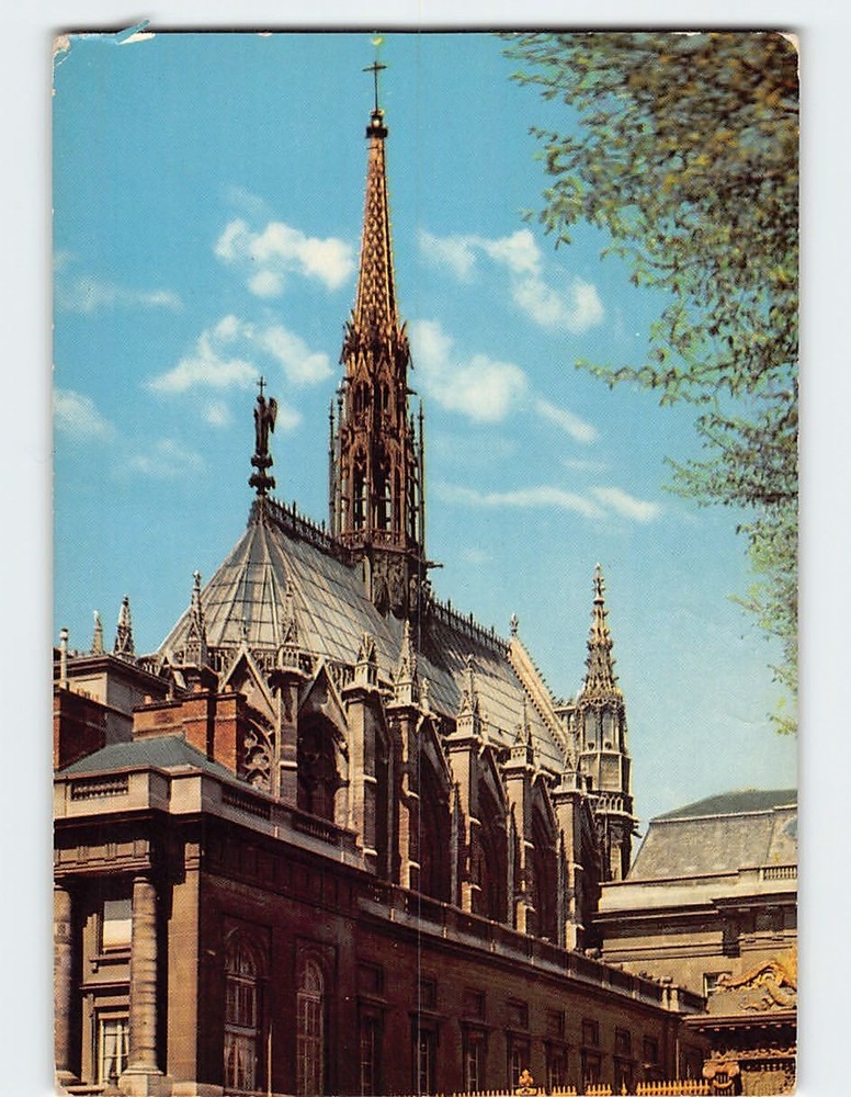 Postcard The Holy Chapel of the Law Courts Paris France