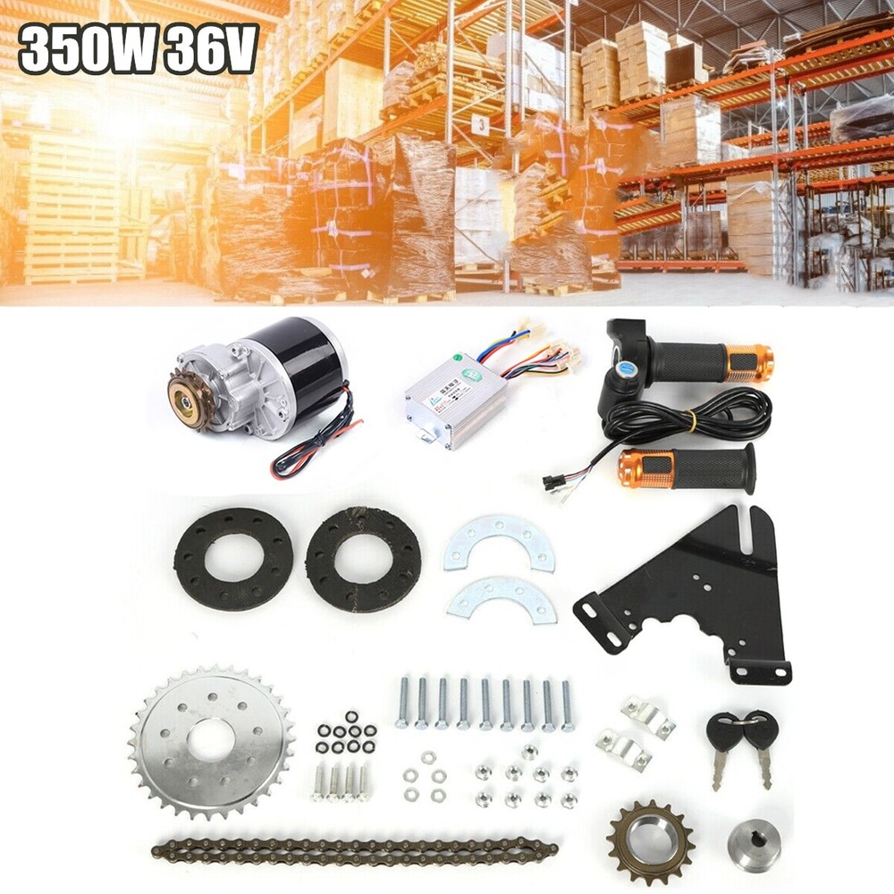 (350W 36V) Brush Motor Electric Bicycle Conversion Kit for Common Bike Bicycle