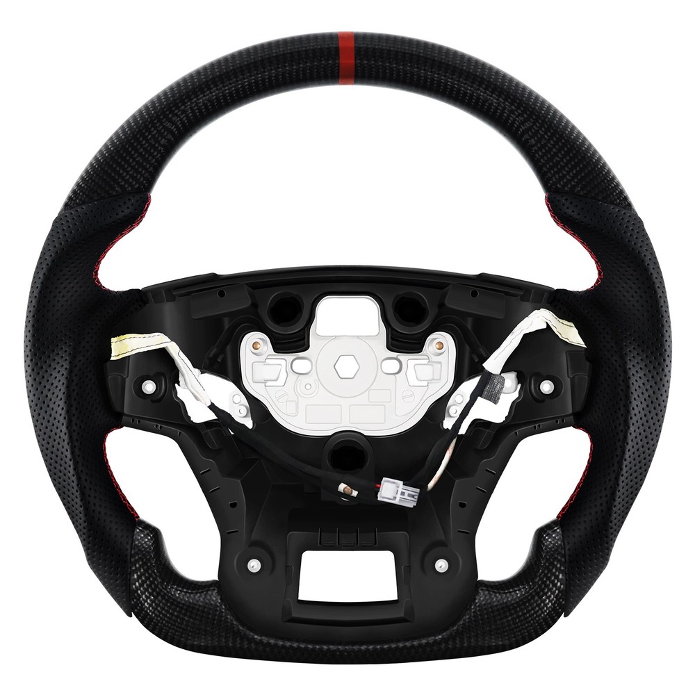 Real Carbon Fiber Steering Wheel For Ford Ranger Raptor 2018-2023 w/ Heated