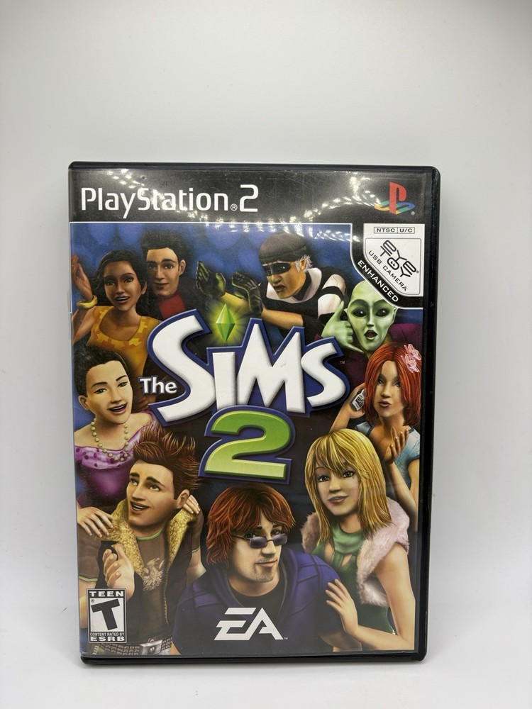 EA The Sims 2 Sony PlayStation 2 PS2 2005 CIB Tested