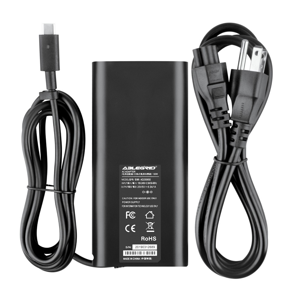 130W USB-C Adapter Charger for Dell XPS 15 9500 9700 T4V18 Laptop Type-C Power