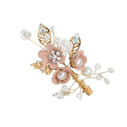 Brides Wedding Crystal Flower Hair Combs, Vintage Hair Clips French Tpye17