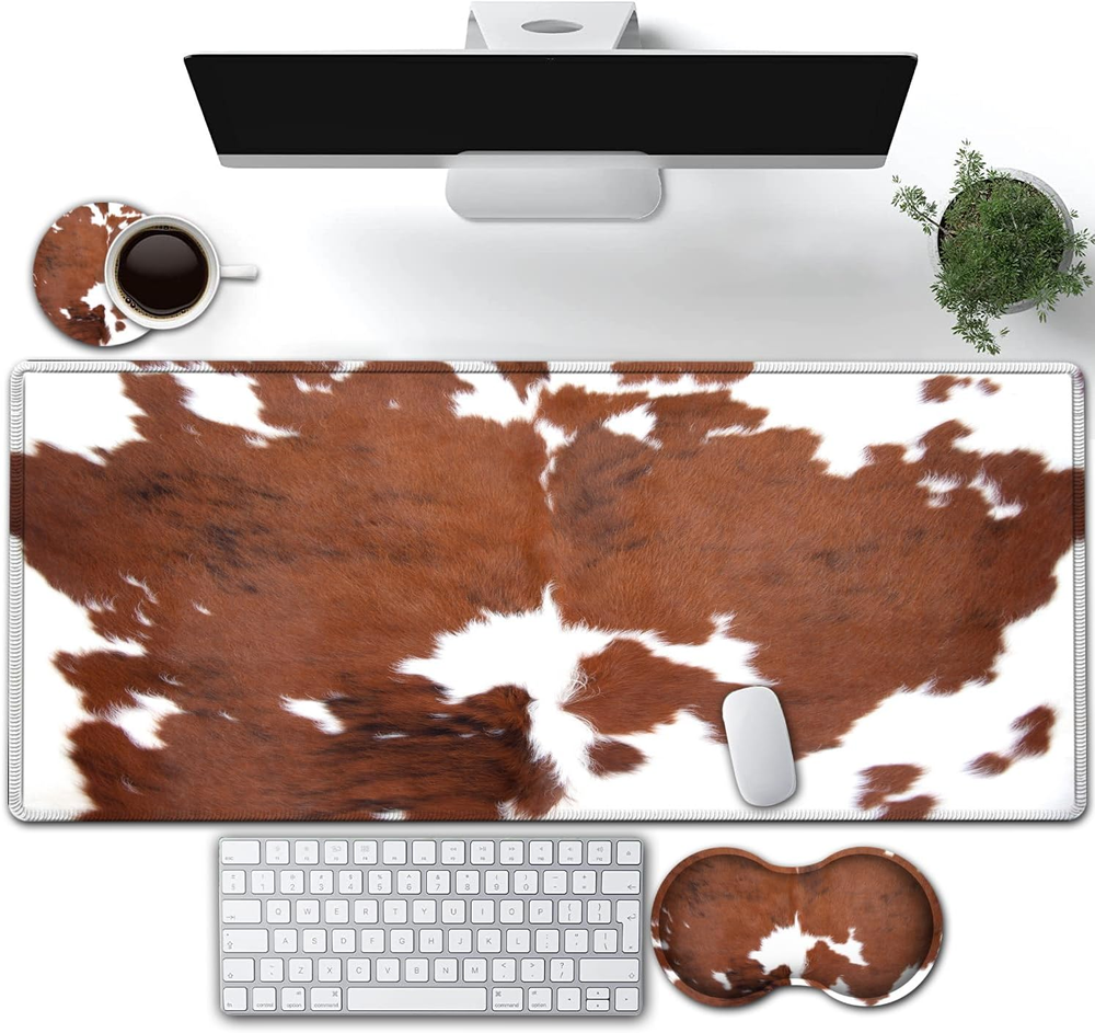 Large Gaming Mouse Pad, Extended Waterproof Desk Pad Protector (31.5