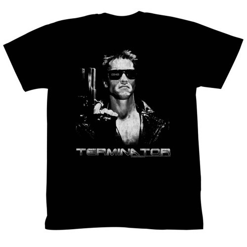 Terminator Terminate Black Adult T-Shirt