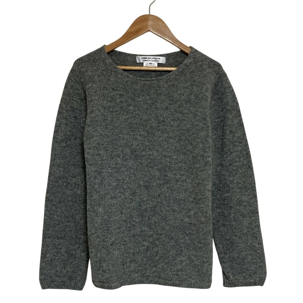 COMME des GARCONS Wool Knit Sweater XS Gray Used Good Quality