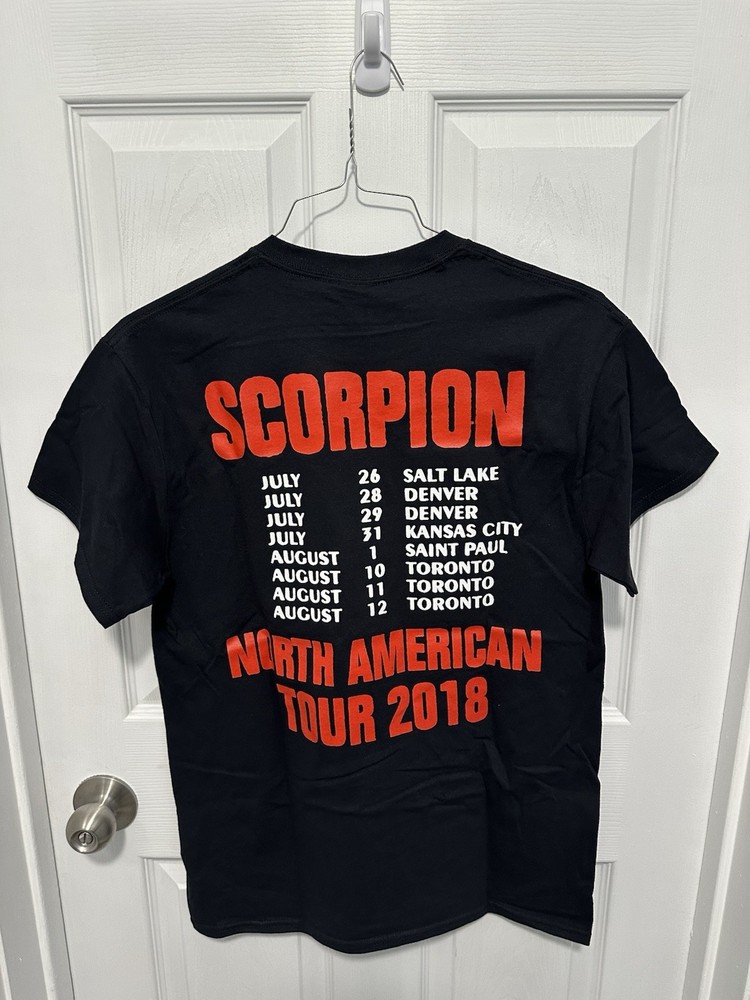 Drake Scorpion Tour 2018 Official Merch Black T-Shirt Men's M