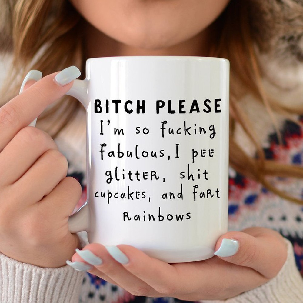 Bitch Please Mug Humorous Coffee Cup Perfect Funny Gift Idea for Any Occasion