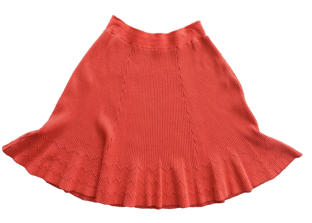 Maeve by Anthropologie Jovie Ribbed Knit Mini A-Line Skirt Size Small