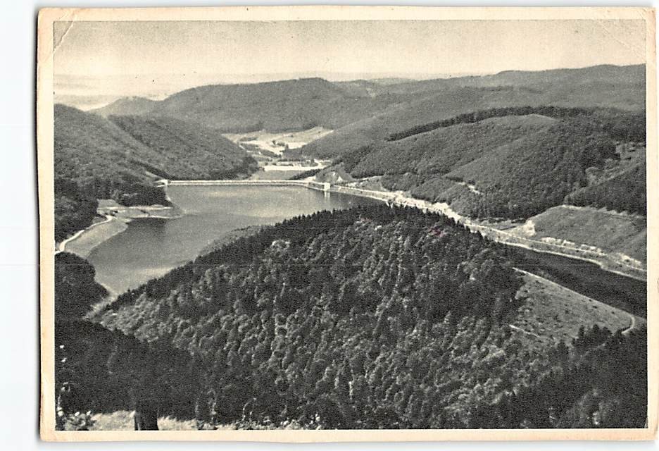 Postcard Odertalsperre Bad Lauterberg Germany