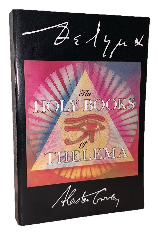 Aleister Crowley, The Holy Books Of Thelema, Occult, Magick, Oto, The Equinox