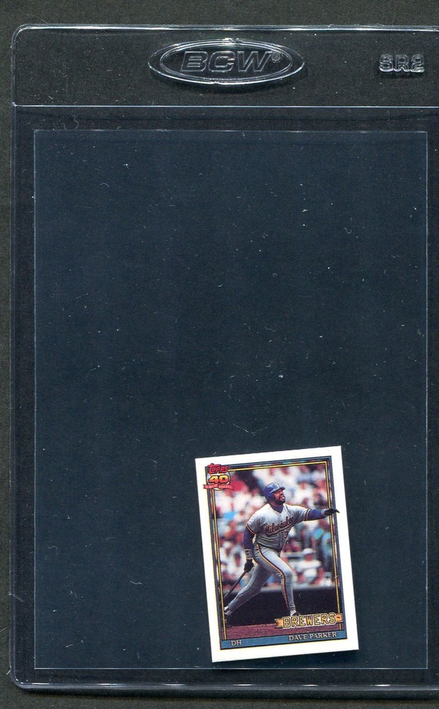 1991 Topps Micro Dave Parker #235 Brewers Nm/mt